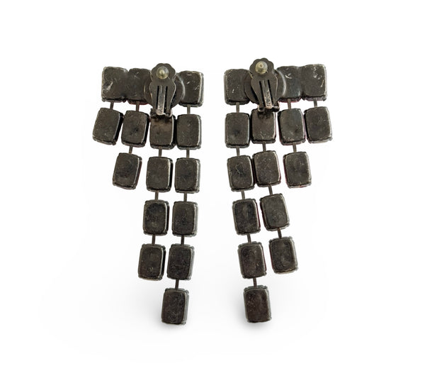 KASKADIA EMERALD FUCHSIA EARRINGS - AGSS