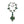 Load image into Gallery viewer, EMERALD CUBISM PENDANT NECKLACE - AGSS
