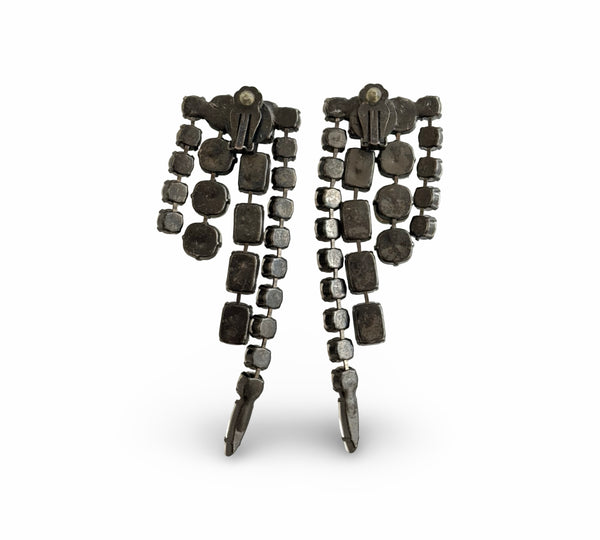 EMERALD PERIDOT CHANDELIERS EARRINGS - AGSS