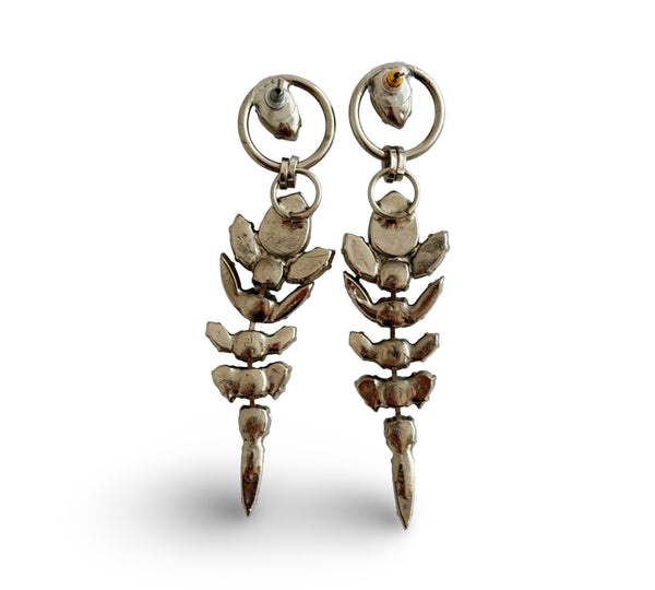 WHITE LIGHT SCORPIO EARRINGS - AGSS