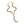 Load image into Gallery viewer, GOLD CRYSTAL PANTHER TRINITY Y SHAPE NECKLACE - SS26JU

