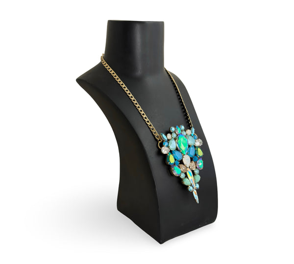 PACIFIC BLUE PENDANT NECKLACE - SS26JU