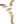 Load image into Gallery viewer, GOLD CRYSTAL PANTHER TRINITY Y SHAPE NECKLACE - SS26JU
