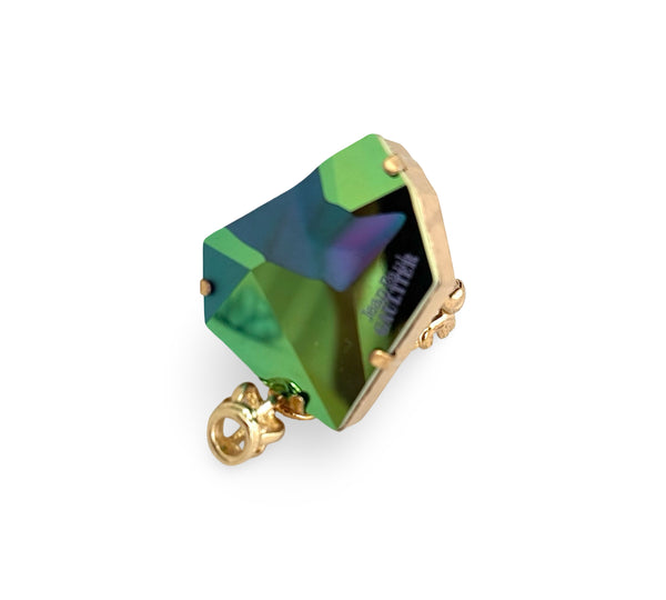 METALLIC GREEN RING - SS26JU
