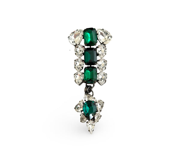 EMERALD GRAND MEDAL BROOCH - SS26JU