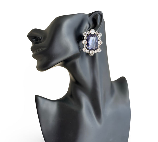 TANZANITE DIANA EARRINGS - SS26JU