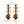 Load image into Gallery viewer, BRONZE SIREN DROP EARRINGS - SS26JU
