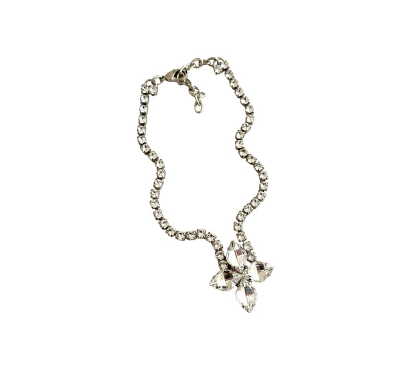 FLOWER CROSS NECKLACE - SS26JU