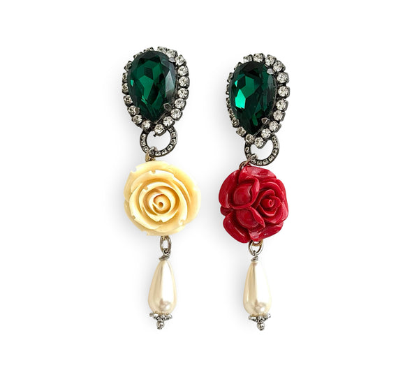 CRYSTAL ROSE PEARL DROPS - SS26JU