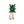 Load image into Gallery viewer, EMERALD &amp; PEARL DROP BROOCH - SS26JU
