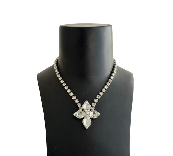 FLOWER CROSS NECKLACE - SS26JU