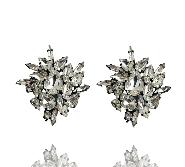 CRYSTAL ROSE STUDS - SS26JU