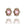 Load image into Gallery viewer, CRYSTAL PINKY STUDS - SS26JU
