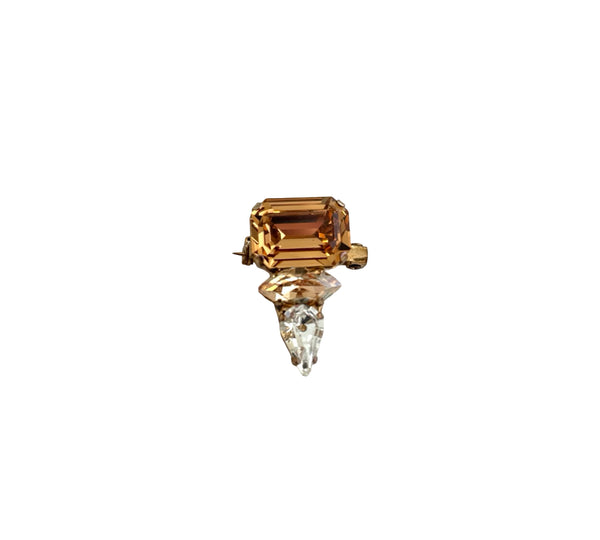 CHAMPAGNE SILK MINI BROOCH - SS26JU