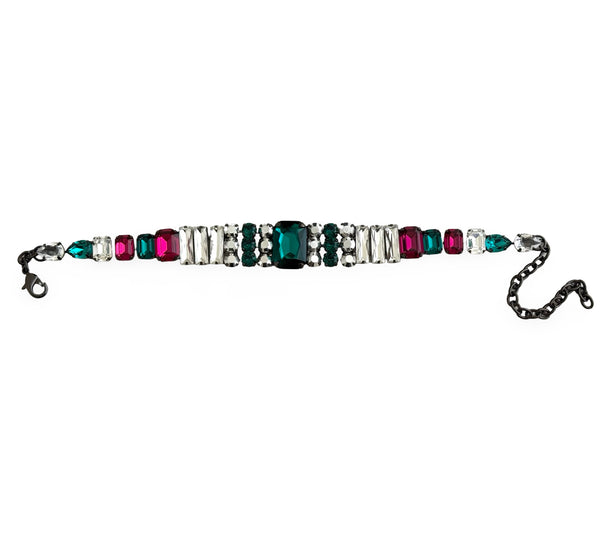 The Baroque Muse Emerald Choker - SS26B
