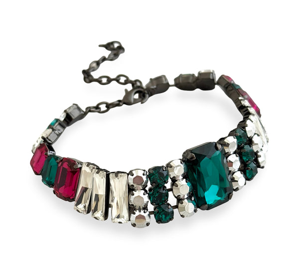 The Baroque Muse Emerald Choker - SS26B