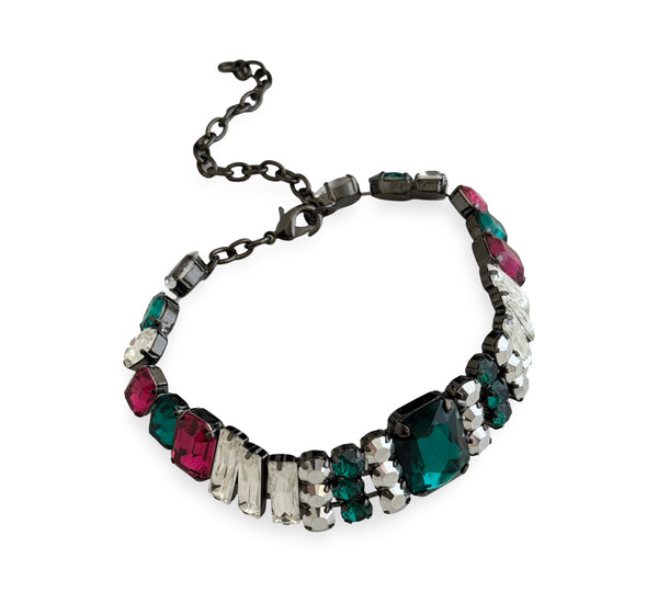 The Baroque Muse Emerald Choker - SS26B