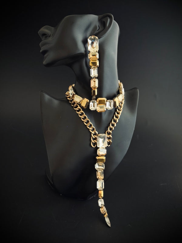 AURUM DYNASTY ANASTASIA DROP EARRINGS