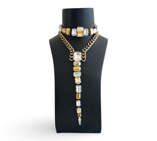 AURUM DYNASTY - Panther Eliza Gold Necklace