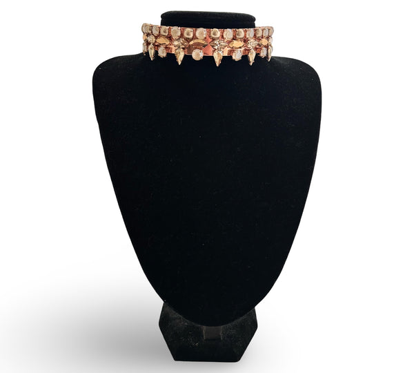 GLADIATOR ROSE GOLD CHOKER - JSS