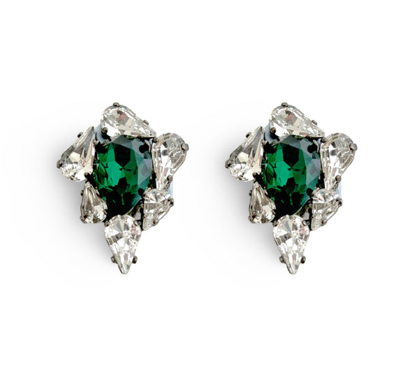 Dynasty Mary Emerald Studs