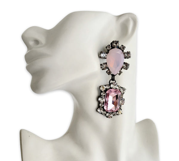 Dynasty Reign Pink Opal Earrings