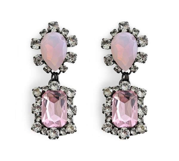 Dynasty Reign Pink Opal Earrings