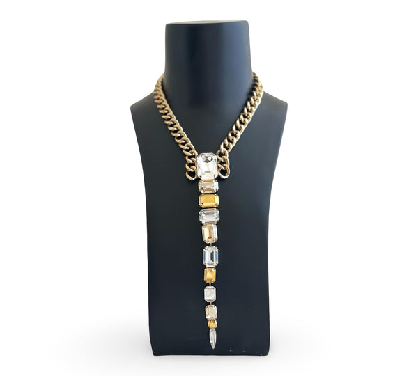 AURUM DYNASTY - Panther Eliza Gold Necklace