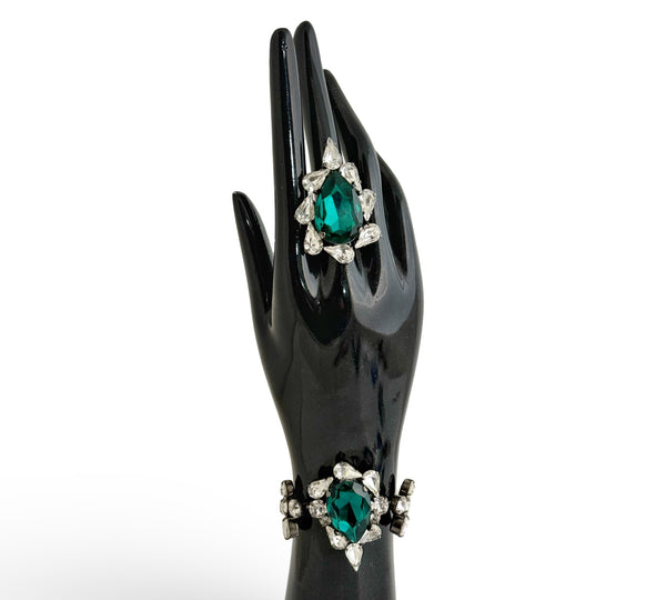 Dynasty Satine Emerald Ring