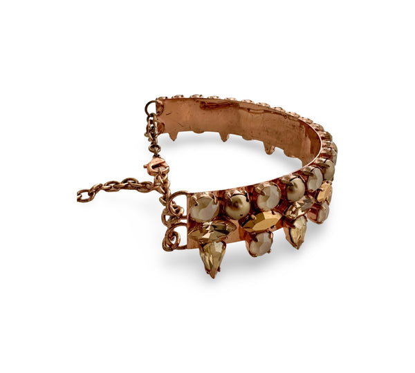 GLADIATOR ROSE GOLD CHOKER - JSS