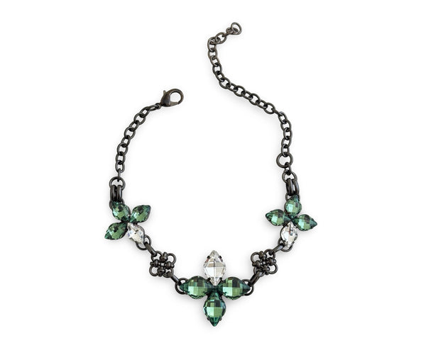 CRYSTAL ERINITE FLOWER NECKLACE - SS26OC
