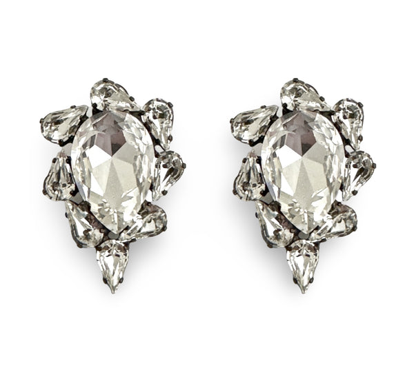 Dynasty Satine Crystal Studs