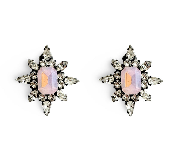 Dynasty Amara Pink Opal Studs