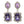 Load image into Gallery viewer, Dynasty Angelina Lavender Amethyst Earrings
