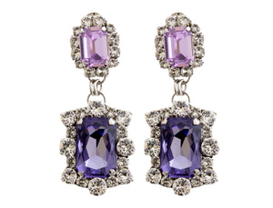 Dynasty Angelina Lavender Amethyst Earrings