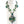 Load image into Gallery viewer, RAINBOW DYNASTY EMERALD PENDANT NECKLACE

