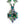 Load image into Gallery viewer, RAINBOW DYNASTY EMERALD PENDANT NECKLACE
