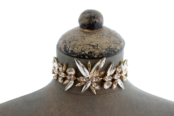 TITAN GOLDEN STARBURST CHOKER
