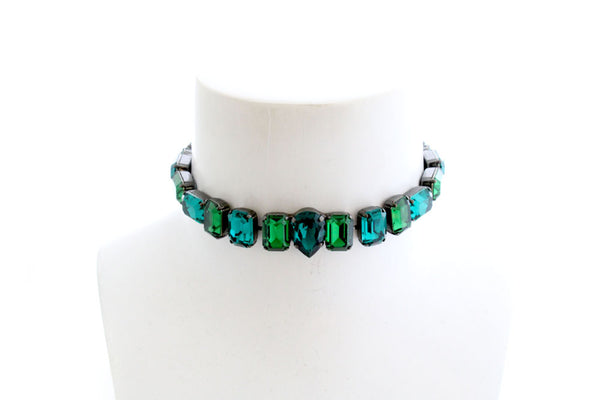 MIA EMERALD NOIR CHOKER