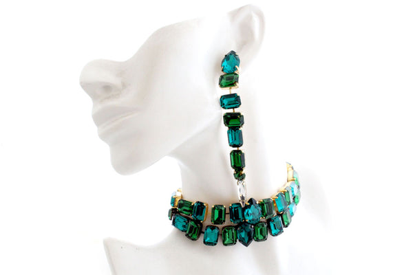 MIA EMERALD NOIR CHOKER