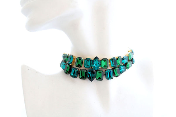 MIA EMERALD NOIR CHOKER