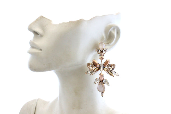 DESERT ROSE ARCHANGEL CHANDELIER EARRINGS