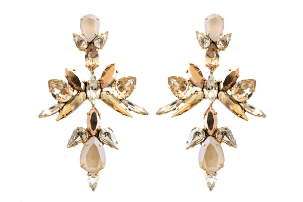 DESERT ROSE ARCHANGEL CHANDELIER EARRINGS