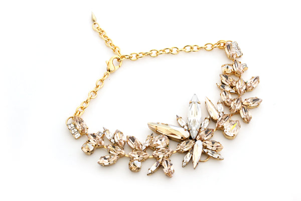TITAN GOLDEN STARBURST & PENDANT CHOKER