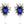 Load image into Gallery viewer, Dynasty Elizabeth Sapphire Stud
