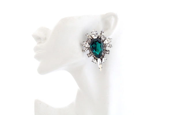 Dynasty Elizabeth Emerald Stud