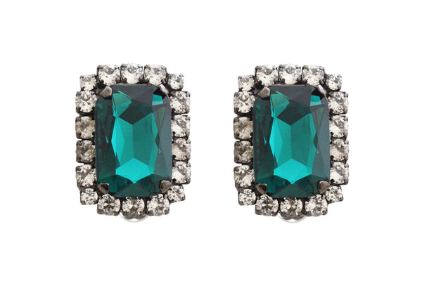 Dynasty Anne Emerald Studs