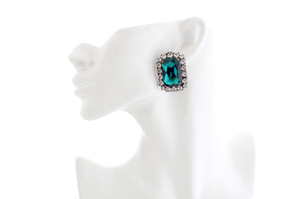 Dynasty Anne Emerald Studs