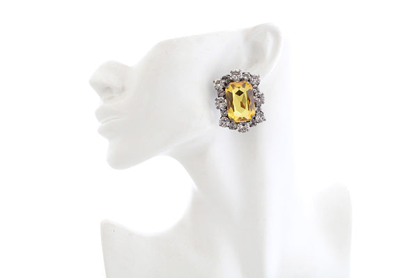Dynasty Diana Citrine Studs