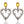 Load image into Gallery viewer, Sacred Heart Citrine &amp; Crystal Earrings
